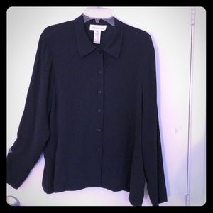 Navy Blue Blouse